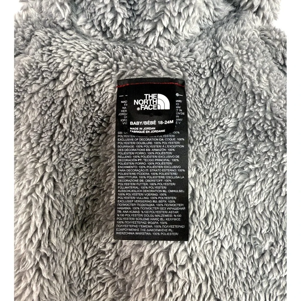 The North Face Baby Reversible Hoodie Jacket Gray 18-24M